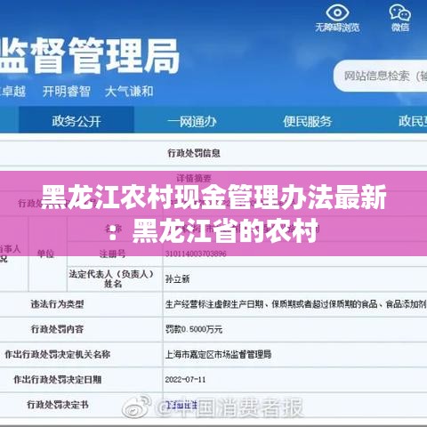 黑龙江农村现金管理办法最新：黑龙江省的农村 