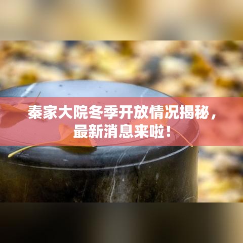 秦家大院冬季开放情况揭秘，最新消息来啦！
