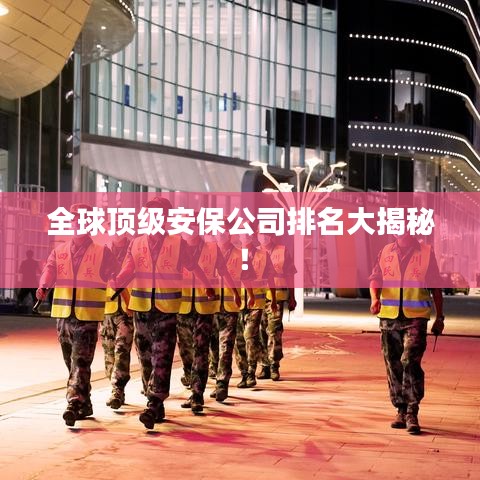 全球顶级安保公司排名大揭秘！
