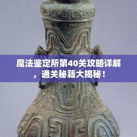 魔法鉴定所第40关攻略详解，通关秘籍大揭秘！