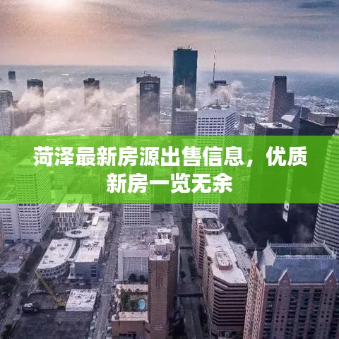 菏泽最新房源出售信息，优质新房一览无余