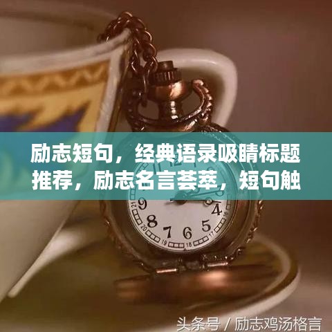 励志短句，经典语录吸睛标题推荐，励志名言荟萃，短句触动心灵