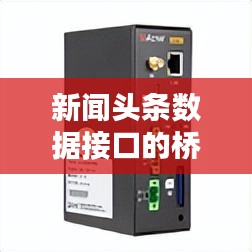 新闻头条数据接口的桥梁作用，连接信息世界，掌握资讯动态