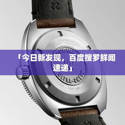 「今日新发现，百度搜罗鲜闻速递」