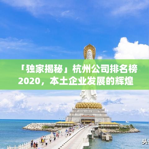 「独家揭秘」杭州公司排名榜 2020，本土企业发展的辉煌成就瞩目榜单