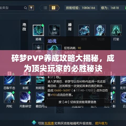 碎梦PVP养成攻略大揭秘，成为顶尖玩家的必胜秘诀