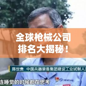 全球枪械公司排名大揭秘！