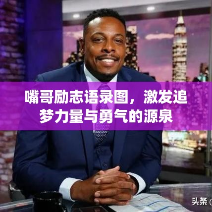 嘴哥励志语录图，激发追梦力量与勇气的源泉