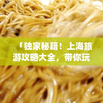 「独家秘籍！上海旅游攻略大全，带你玩转魔都！」