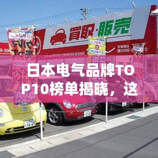 日本电气品牌TOP10榜单揭晓，这些品牌你一定不能错过！