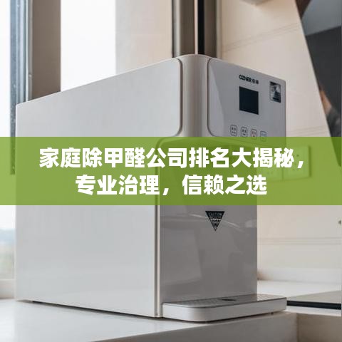 家庭除甲醛公司排名大揭秘，专业治理，信赖之选