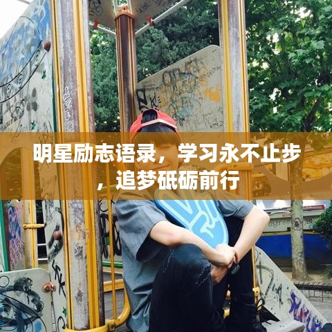 明星励志语录，学习永不止步，追梦砥砺前行