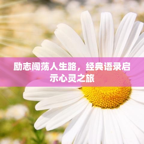 励志闯荡人生路，经典语录启示心灵之旅