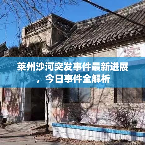莱州沙河突发事件最新进展，今日事件全解析