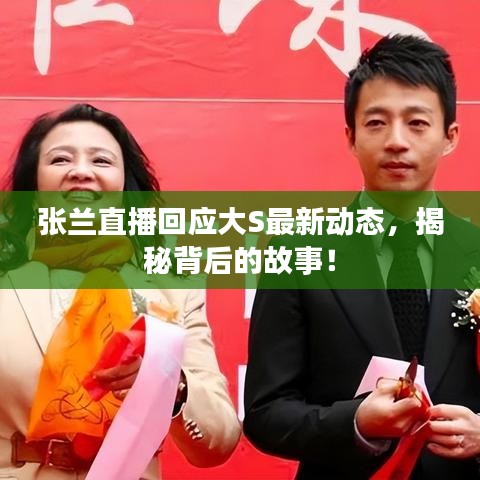 张兰直播回应大S最新动态，揭秘背后的故事！
