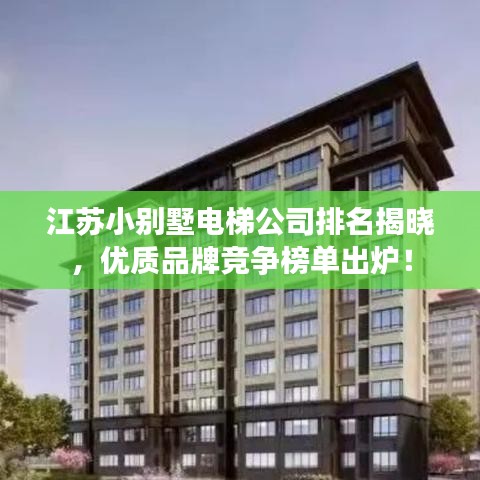 江苏小别墅电梯公司排名揭晓，优质品牌竞争榜单出炉！